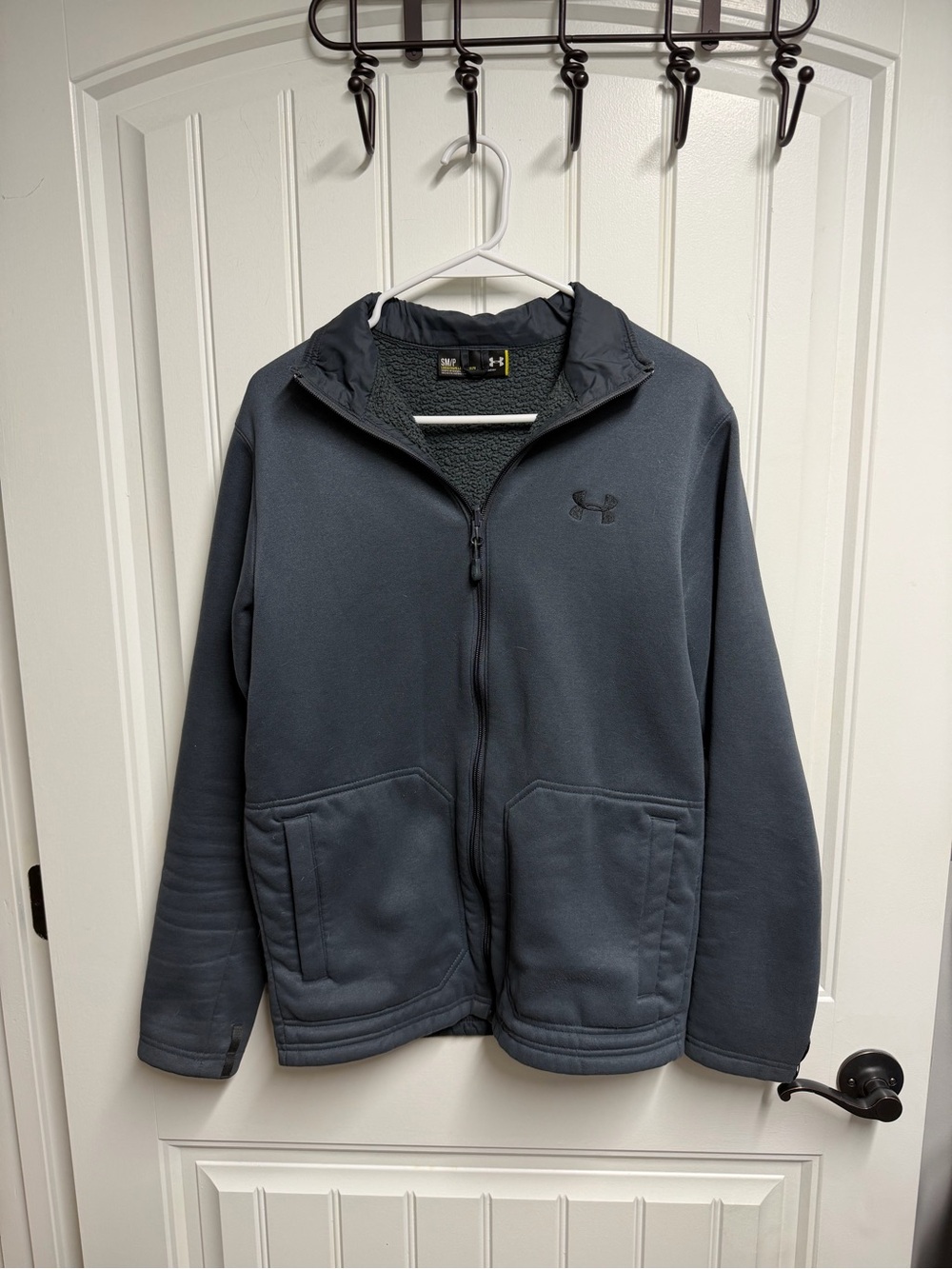 Under Armour Men's Zip-Up Performance Jacket - Charcoal Gray